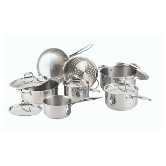 Cavira Signature 13-Piece 3-Ply Stainless Steel Cookware Set