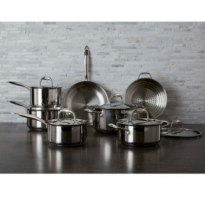 Cavira Signature 13-Piece 3-Ply Stainless Steel Cookware Set