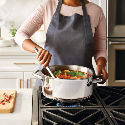 Cavira Professional 12-Piece 5-Ply Copper Core Stainless Steel Cookware Set