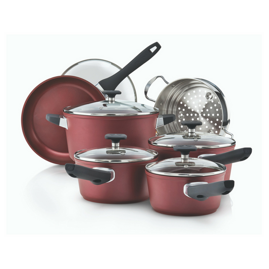 Cavira Classic 11-Piece Forged Aluminum Nonstick Cookware Set