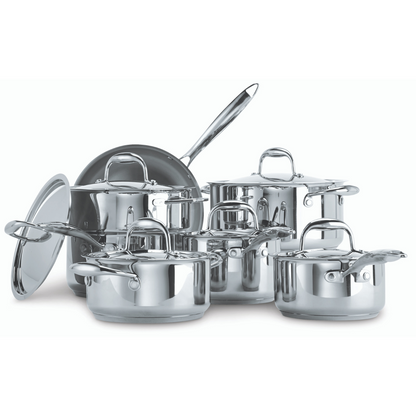 Cavira Signature 13-Piece 3-Ply Stainless Steel Cookware Set