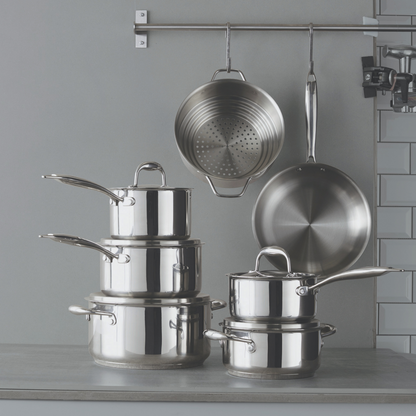 Cavira Signature 13-Piece 3-Ply Stainless Steel Cookware Set