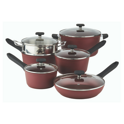 Cavira Classic 11-Piece Forged Aluminum Nonstick Cookware Set