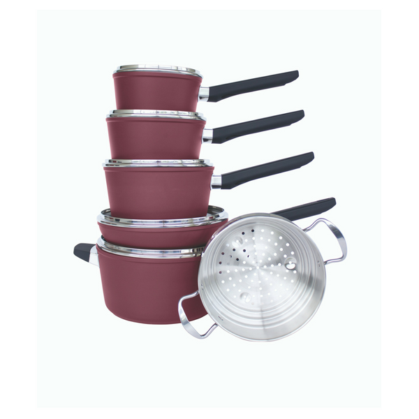 Cavira Classic 11-Piece Forged Aluminum Nonstick Cookware Set