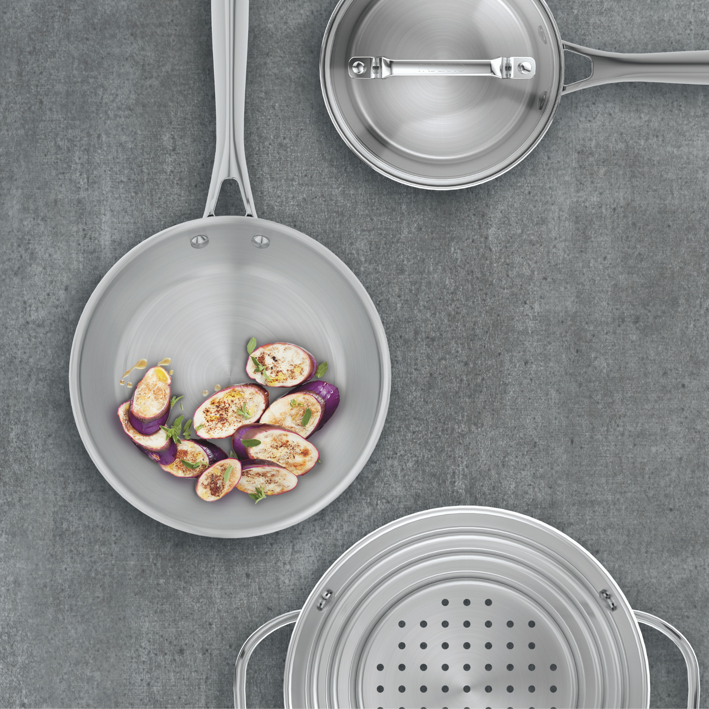 Cavira 12-Piece 5-Ply Copper Core Stainless Steel Cookware Set